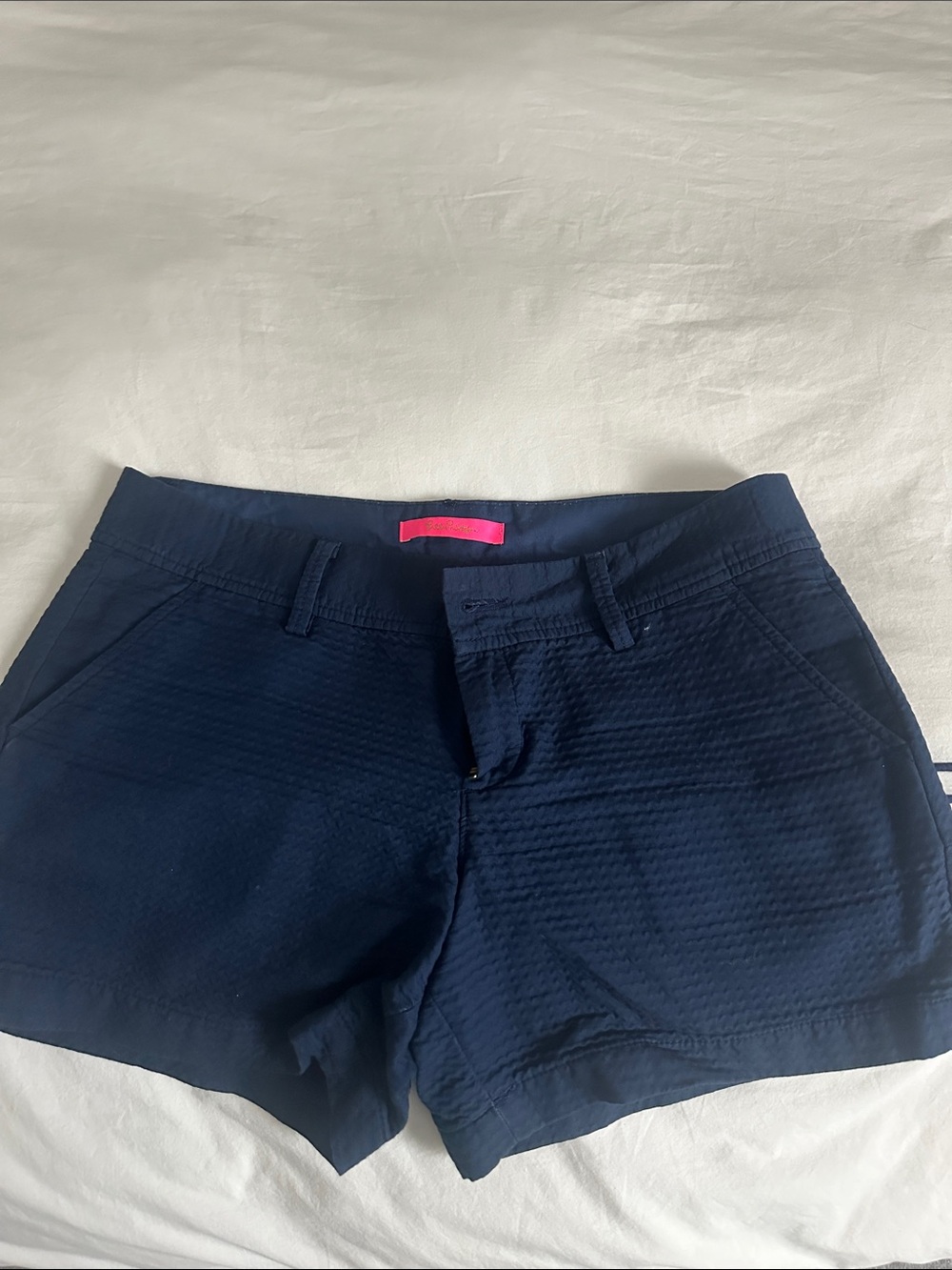 Lilly Pulitzer Navy Textured Women's Shorts